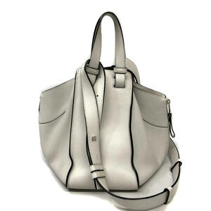 Loewe Leather Handbag Bag Hammock White Shoulder